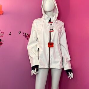Tommy Hilfiger Ladies' Lightweight Windbreaker for white size medium